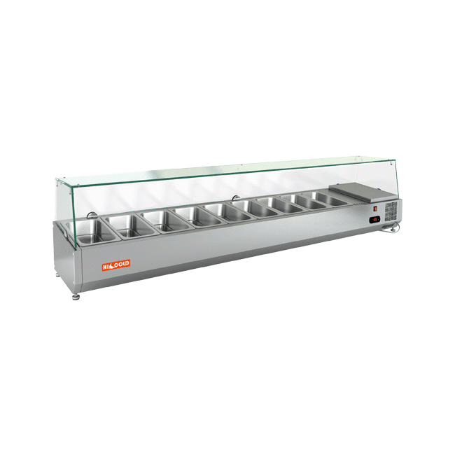 Холодильная витрина для ингредиентов Hicold VRX 2000 1/3, фото 1