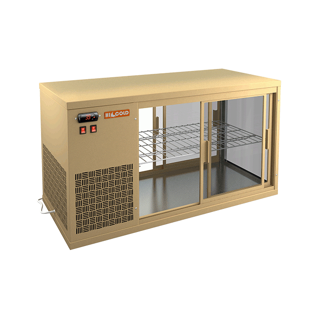 Настольная холодильная витрина Hicold VRL T 1100 L Beige, фото 1