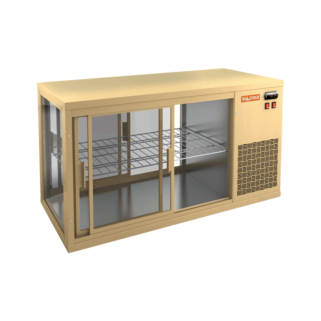 Настольная холодильная витрина Hicold VRL T 900 R Beige, фото 1