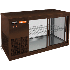 Настольная холодильная витрина Hicold VRL 1100 L Brown, фото 1