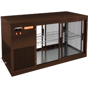 Настольная холодильная витрина Hicold VRL T 900 L Brown, фото 1