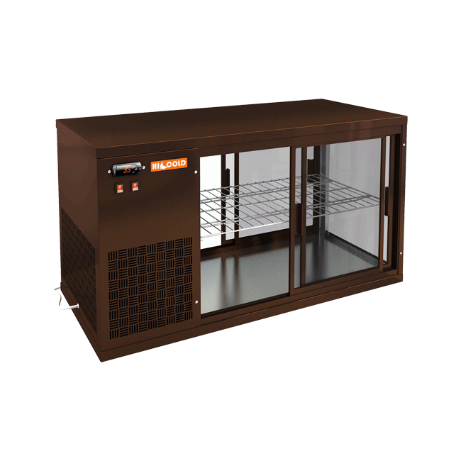Настольная холодильная витрина Hicold VRL T 900 L Brown, фото 1