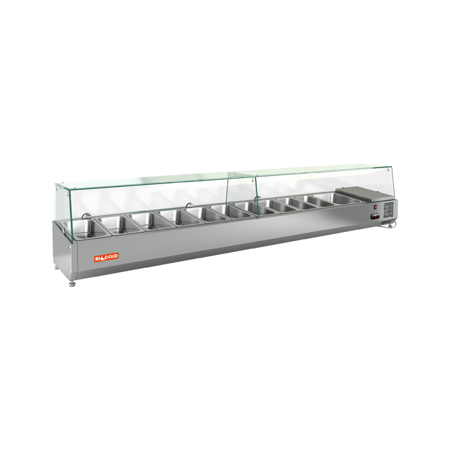 Холодильная витрина для ингредиентов Hicold VRTG 2360 1/3, фото 1