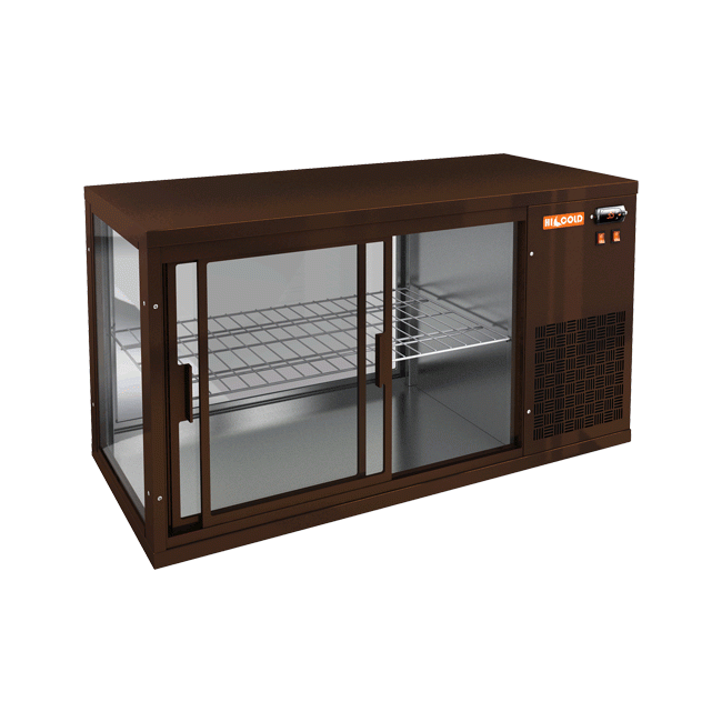 Настольная холодильная витрина Hicold VRL 900 R Brown, фото 1
