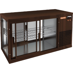 Настольная холодильная витрина Hicold VRL T 1300 R Brown, фото 1