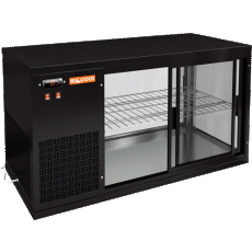 Настольная холодильная витрина Hicold VRL 900 L Black, фото 1