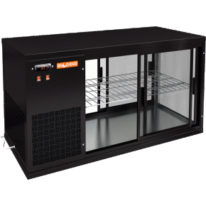Настольная холодильная витрина Hicold VRL T 900 L Black, фото 1