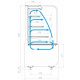 Кондитерская витрина Carboma RADIUS STANDARD KR70 VM 0,6-2 Техно (9005), превью 4