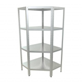 Стеллаж угловой перфорированный Кобор СКПУ-5/6-100/90 (высота 1800 мм), фото 1