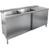 Моечная ванна Hicold НСЗ2М-18/7БЛ, фото 1