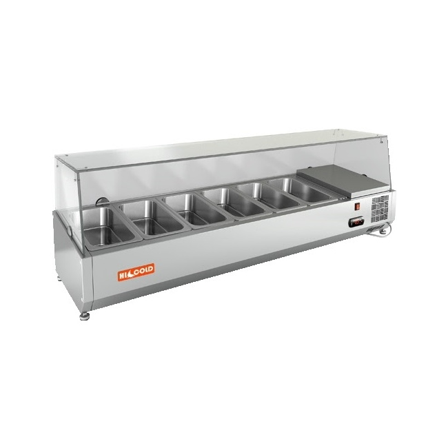 Холодильная витрина для ингредиентов Hicold VRX 1500 1/4, фото 1