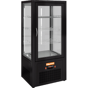 Настольная холодильная витрина Hicold VRC 100 Black, фото 1