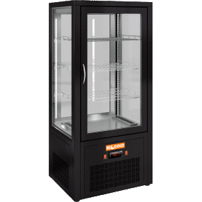 Настольная холодильная витрина Hicold VRC T 100 Black, фото 1