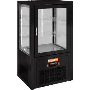 Настольная холодильная витрина Hicold VRC 70 Black, фото 1