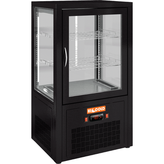 Настольная холодильная витрина Hicold VRC 70 Black, фото 1