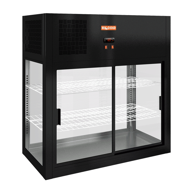 Настольная холодильная витрина Hicold VRH O 990 Black, фото 1
