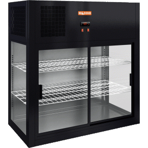 Настольная холодильная витрина Hicold VRH 990 Black, фото 1