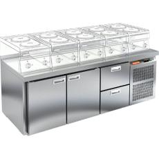 Морозильный стол Hicold GN 112 BR2 BT LT, фото 1