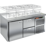 Морозильный стол Hicold GN 12 BR2 BT LT, фото 1