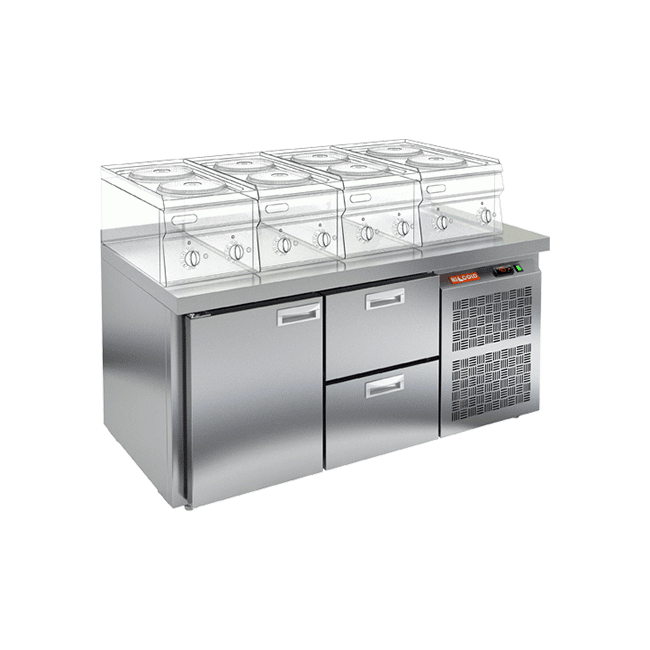 Морозильный стол Hicold GN 12 BR2 BT LT, фото 1