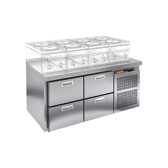 Морозильный стол Hicold GN 22 BR2 BT LT, фото 1