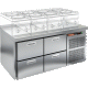 Морозильный стол Hicold GN 22 BR2 BT LT, превью 1