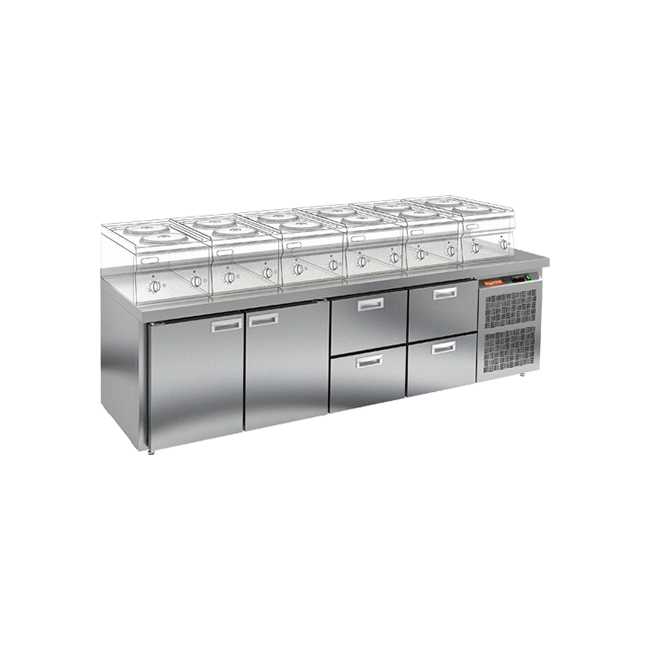 Холодильный стол Hicold GN 1122 BR2 TN LT, фото 1