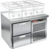 Холодильный стол Hicold GN 2 BR2 TN LT, фото 1