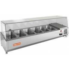 Холодильная витрина для ингредиентов Hicold VRX 1400 1/4, фото 1