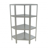 Стеллаж угловой сплошной Кобор СКУ-5/5-100/100 (высота 1800 мм), фото 1