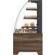 Кондитерская витрина Carboma FLANDRIA 2 LIGHT K70 VM 0,9-1 2.0 Черный-бронза (9005-0109), превью 4