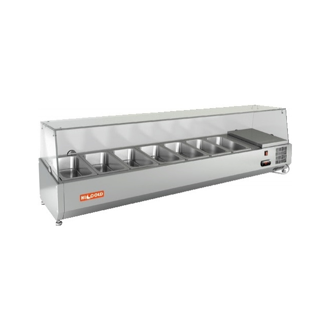 Холодильная витрина для ингредиентов Hicold VRX 1600 1/4, фото 1
