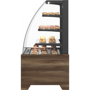 Кондитерская витрина Carboma FLANDRIA 2 LIGHT K70 VM 1,3-1 2.0 Техно (9005), фото 4