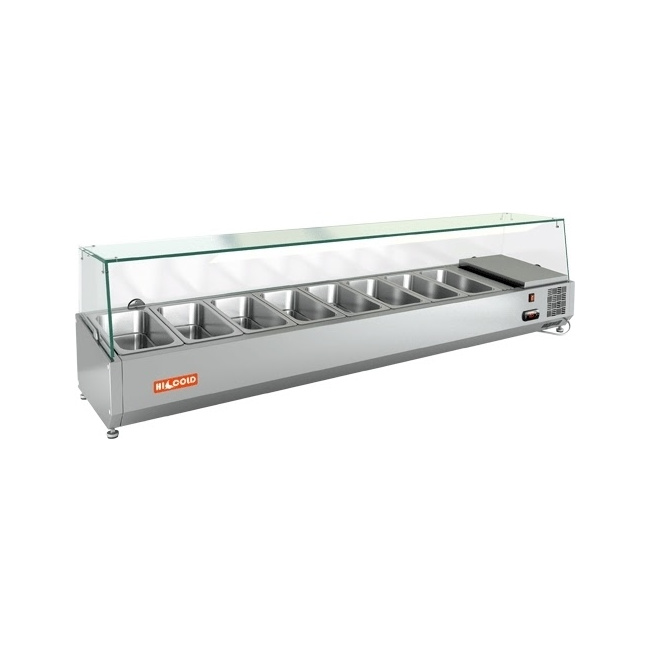 Холодильная витрина для ингредиентов Hicold VRX 1800 1/4, фото 1
