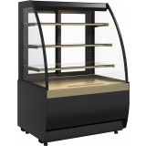 Кондитерская витрина Carboma FLANDRIA 2 STANDARD K70 VM 0,9-2 2.0 Черный-бронза (9005-0109), фото 1