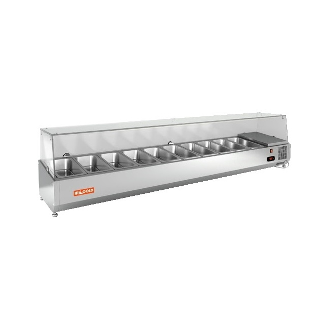 Холодильная витрина для ингредиентов Hicold VRX 2000 1/4, фото 1