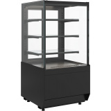 Кондитерская витрина Carboma CUBE 2 STANDARD KC70 VV 0,6-1 2.0 Техно (9005), фото 1
