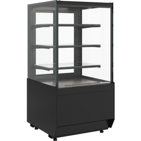 Кондитерская витрина Carboma CUBE 2 STANDARD KC70 VV 0,6-1 2.0 Техно (9005), фото 1