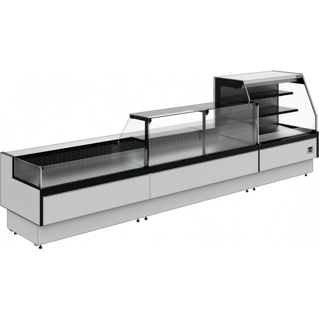 Холодильная витрина Carboma PALM 3 GC95 VM 0,94-1 2.0 динамика без боковин, фото 2