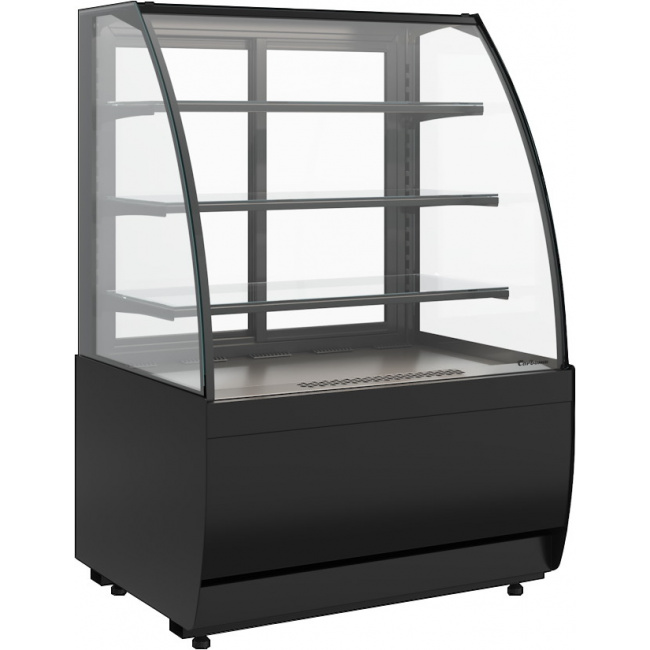 Кондитерская витрина Carboma FLANDRIA 2 STANDARD K70 VV 1,3-1 2.0 Техно (9005), фото 1