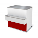 Прилавок кассовый Марихолодмаш П2629 Таир неохлаждаемый (синий), фото 1