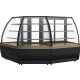 Кондитерская витрина Carboma FLANDRIA 2 STANDARD K70 VV-3 2.0 (внешний угол 45) Черный-бронза (9005-0109), превью 3