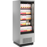 Холодильная горка Carboma FC20-07 VM 0,7-2 0300 (версия 2.0) (9006-9005)(боковины металлические), фото 1