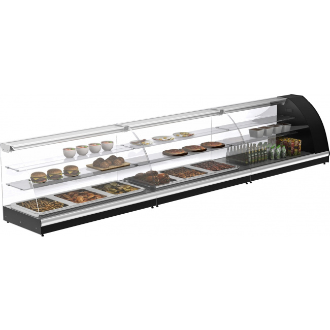 Нейтральная витрина Carboma 1,2 Арго XL (A57 N 1,2) Inox (0430), фото 2