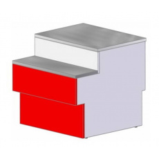 Прилавок кассовый Марихолодмаш Илеть Cube (760), фото 1