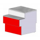 Прилавок кассовый Марихолодмаш Илеть Cube (760), превью 1