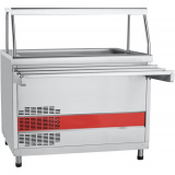 Холодильный прилавок Abat ПВВ(Н)-70КМ-02-НШ нержавеющая сталь, фото 1