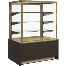 Нейтральная витрина Carboma CUBE LIGHT KC70 N 0,9-1 Шоколад / золото (0102-0109), фото 1