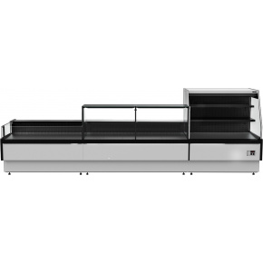Тепловая витрина Carboma PALM 3 GC95 SH 1,25-1 2.0 без боковин, фото 3