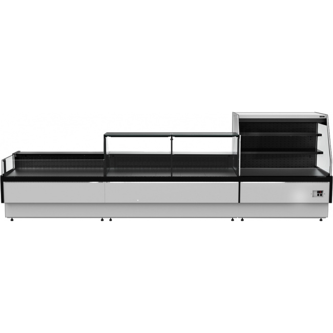 Тепловая витрина Carboma PALM 3 GC95 SH 1,25-1 2.0 без боковин, фото 3